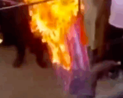 Flag of Liberty in Flames: U.S. Flag Burned by Northern Nigerian Protesters Amid Rising Christian-Rights Debate